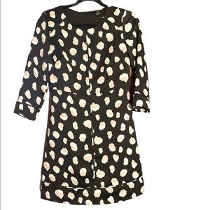 Banana Republic laser cut shift dress